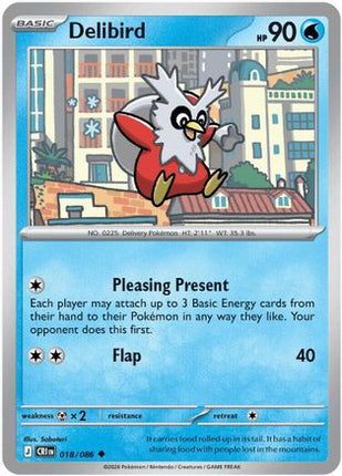 Delibird - 18/null [ME04: Chaos Rising] Reverse Holofoil