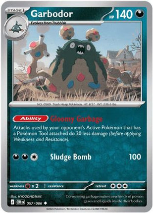 Garbodor - 57/null [ME04: Chaos Rising] Reverse Holofoil