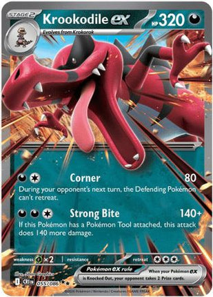 Krookodile ex - 55/null [ME04: Chaos Rising] Holofoil