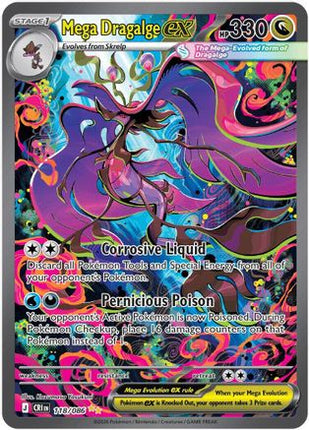 Mega Dragalge ex - 118/086 [ME04: Chaos Rising] Holofoil