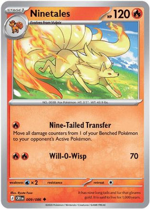 Ninetales - 9/null [ME04: Chaos Rising] Reverse Holofoil