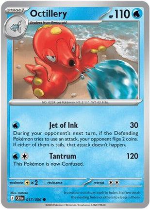 Octillery - 17/null [ME04: Chaos Rising] Reverse Holofoil