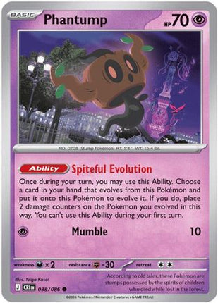 Phantump - 38/null [ME04: Chaos Rising] Reverse Holofoil