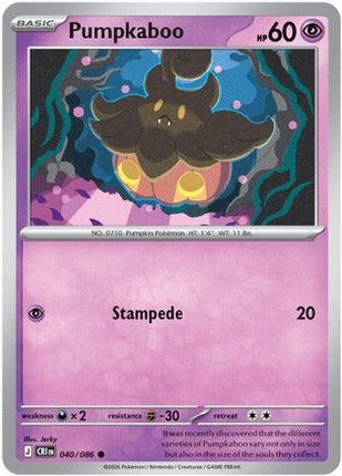 Pumpkaboo - 40/null [ME04: Chaos Rising] Reverse Holofoil