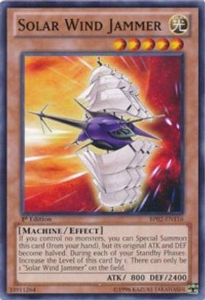 Solar Wind Jammer (Common / Short Print) [BP02-EN116] 1st Edition