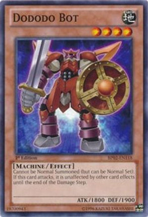 Dododo Bot (Common / Short Print) [BP02-EN118] Unlimited