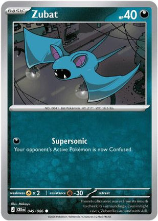 Zubat - 49/null [ME04: Chaos Rising] Reverse Holofoil