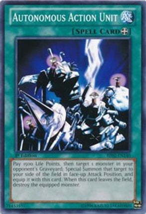 Autonomous Action Unit (Common / Short Print) [BP02-EN140] 1st Edition