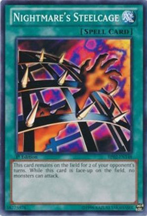 Nightmare's Steelcage (Common / Short Print) [BP02-EN148] 1st Edition