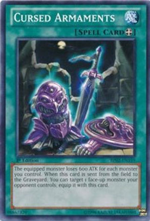Cursed Armaments (Common / Short Print) [BP02-EN159] 1st Edition