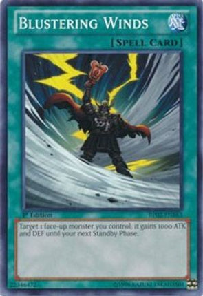 Blustering Winds (Common / Short Print) [BP02-EN163] 1st Edition