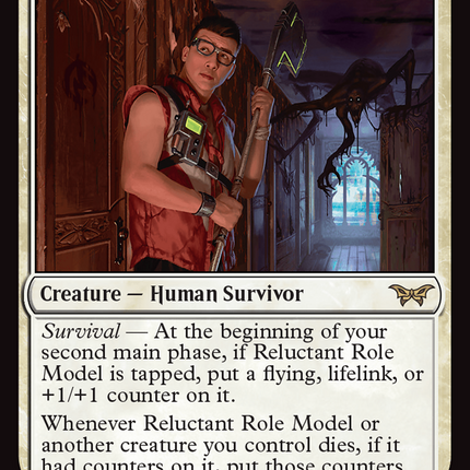 Reluctant Role Model (289) [Duskmourn: House of Horror] Foil