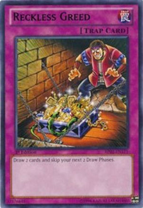 Reckless Greed (Rare) [BP02-EN175] 1st Edition
