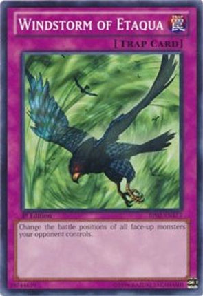 Windstorm of Etaqua (Common / Short Print) [BP02-EN177] 1st Edition