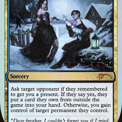 Last-Minute Chopping [Happy Holidays] Foil