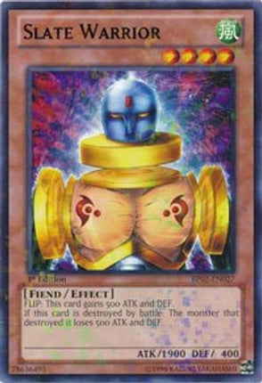 Slate Warrior (Mosaic Rare)  [BP02-EN027] 1st Edition