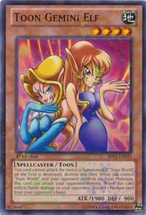 Toon Gemini Elf (Mosaic Rare)  [BP02-EN033] Unlimited