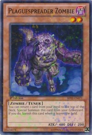Plaguespreader Zombie (Mosaic Rare)  [BP02-EN071] 1st Edition