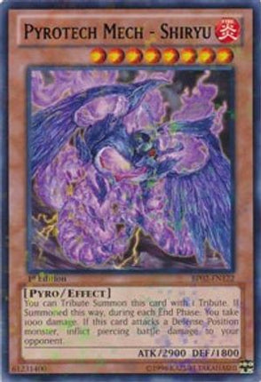 Pyrotech Mech - Shiryu (Mosaic Rare)  [BP02-EN122] Unlimited