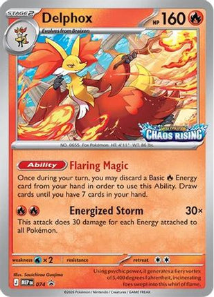Delphox - 074 - 74/null [ME: Mega Evolution Promo] Holofoil