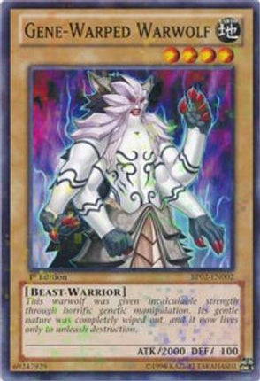 Gene-Warped Warwolf (Mosaic Rare)  [BP02-EN002] Unlimited