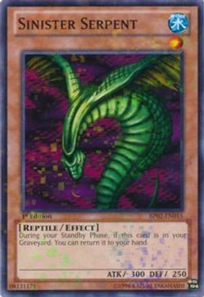 Sinister Serpent (Mosaic Rare)  [BP02-EN015] Unlimited