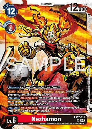 Nezhamon [EX12-019] [Digital World Shambala] Foil