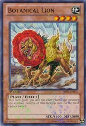 Botanical Lion (Mosaic Rare)  [BP02-EN074] 1st Edition