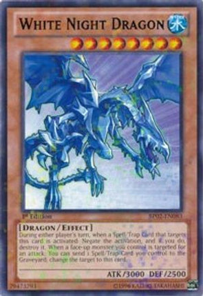White Night Dragon (Mosaic Rare)  [BP02-EN083] 1st Edition