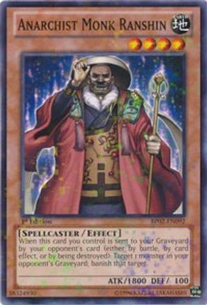 Anarchist Monk Ranshin (Mosaic Rare)  [BP02-EN092] 1st Edition