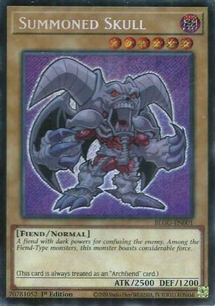 Summoned Skull (Secret Rare) [BLGG-EN001] 1st Edition