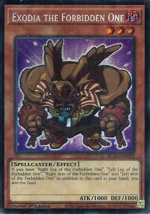 Exodia the Forbidden One (Secret Rare) [BLGG-EN002] 1st Edition