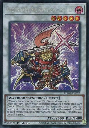 Legendary Six Samurai - Shi En (Secret Rare) [BLGG-EN007] 1st Edition