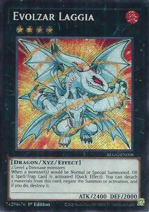 Evolzar Laggia (Secret Rare) [BLGG-EN008] 1st Edition