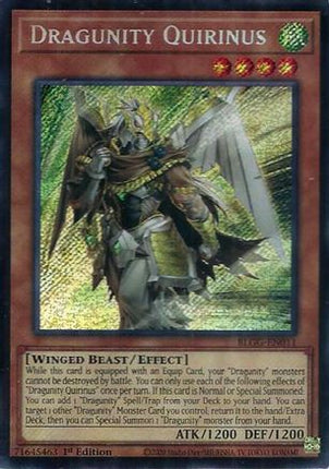 Dragunity Quirinus (Secret Rare) [BLGG-EN011] 1st Edition