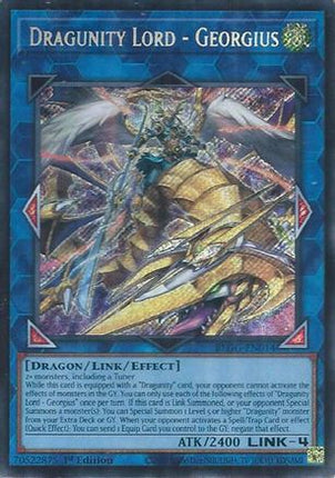 Dragunity Lord - Georgius (Secret Rare) [BLGG-EN014] 1st Edition