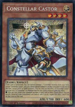 Constellar Castor (Secret Rare) [BLGG-EN016] 1st Edition