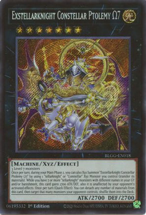 Exstellarknight Constellar Ptolemy Omega 7 (Secret Rare) [BLGG-EN018] 1st Edition