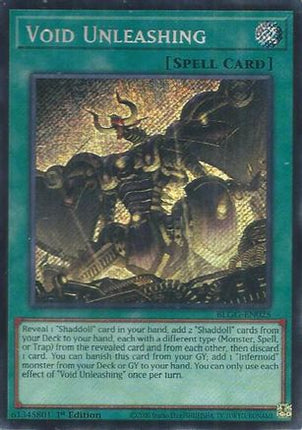 Void Unleashing (Secret Rare) [BLGG-EN025] 1st Edition