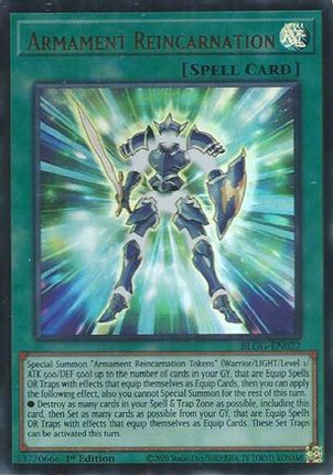 Armament Reincarnation (Ultra Rare) [BLGG-EN027] 1st Edition