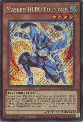 Masked HERO Fountain (Secret Rare) [BLGG-EN029] 1st Edition