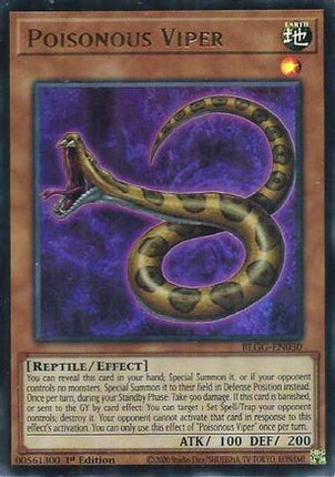 Poisonous Viper (Ultra Rare) [BLGG-EN030] 1st Edition
