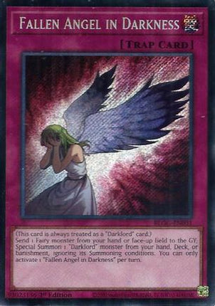Fallen Angel in Darkness (Secret Rare) [BLGG-EN031] 1st Edition