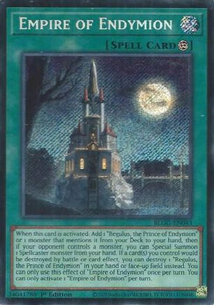 Empire of Endymion (Secret Rare) [BLGG-EN043] 1st Edition
