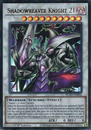 Shadowreaver Knight 21 (Ultra Rare) [BLGG-EN046] 1st Edition