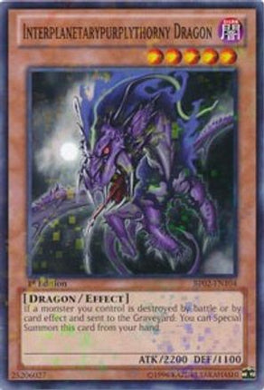Interplanetarypurplythorny Dragon (Mosaic Rare)  [BP02-EN104] 1st Edition