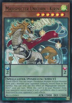 Majespecter Unicorn - Kirin (Ultra Rare) [BLGG-EN065] 1st Edition