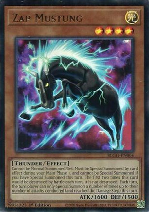 Zap Mustung (Ultra Rare) [BLGG-EN066] 1st Edition