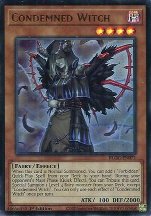 Condemned Witch (Ultra Rare) [BLGG-EN071] 1st Edition
