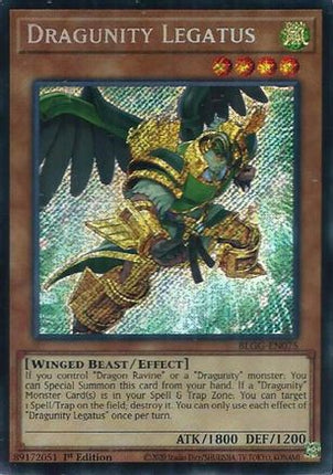 Dragunity Legatus (Secret Rare) [BLGG-EN075] 1st Edition